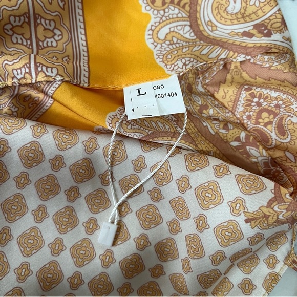 SHEIN Paisley Bandana Print Cami Crop Top Tie Back Festival Country Concert L - Picture 6 of 8